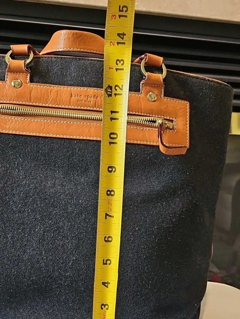 Kate Spade New York Wool & Leather Tote Bag